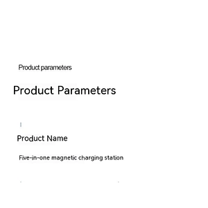 2024 new five-in-one mobile phone smart watch  headset wireless charger magnetic three-in-one wireless charger