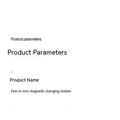 2024 new five-in-one mobile phone smart watch  headset wireless charger magnetic three-in-one wireless charger