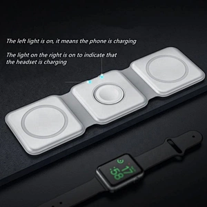 JEDI W07 latest design foldable 3 in 1 wireless charger with 15w 2023