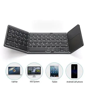 Table Laptop Keyboard Compatible All System Keyboard Mouse Foldable Keyboard Tablet Black Usb Wireless Optical OEM USB Type C