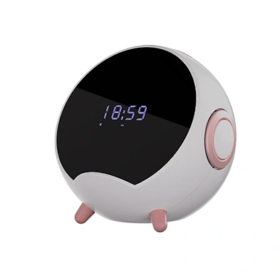 Smart Speaker Fast Clock Bt Ai 15W Charge Qi Station Alarme Multifunction Charging Home Desktop Small Phone Tf Wireless Charger