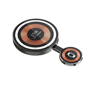 2024 high quality hot selling Foldable Wireless Transparent Charger Magnetic 2 In 1 wireless charger