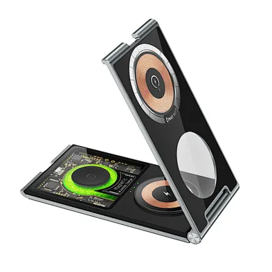Custom Charging Station Pad Mobile Phone Foldable Magnet 15W Magnetic Wireless Charger Portable With Wholesale Price