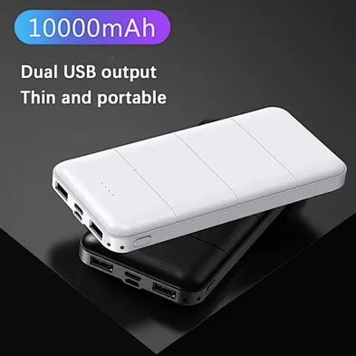 High Quality Usb C Emergency Powerbank Porte cle Ultra Thin Power Bank 10000mah Powerbank For Mobile Phone
