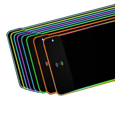 Led Wireless Charger New Product Wear-Resistant Eco Friendly Gaming Rgb Multifunction High Quality Mouse Pad