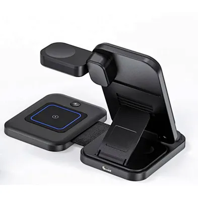 Trending Wireless Magnetic 3 In 1 Foldable Wireless Charger