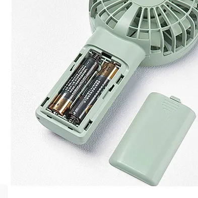 Low Price Battery Pocket Mini Handheld Fan USB Portable Handy Fan Personal Hand Held Fan for Travel Office Table Plastic Wj 50