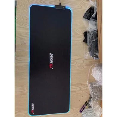 Hot RGB Gaming Mouse Pad LED Soft Large Mouse pad with Adjustable Lighting Memory Function Wireless Charging Keyboard mouse Pad