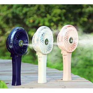 2000 mah Air Humidifier LED Flashlight USB Cooler Hand Spray Fan