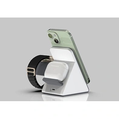 3 in 1 Magnetic Qi2 Wireless Charger Station Holder Dock for iPhone multifunction wireless  charger