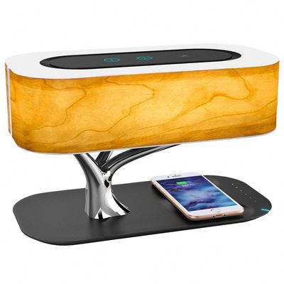 Wholesale Bedside Light Tree Shape High Quality BT Music Wireless Charger Lamp HL5600