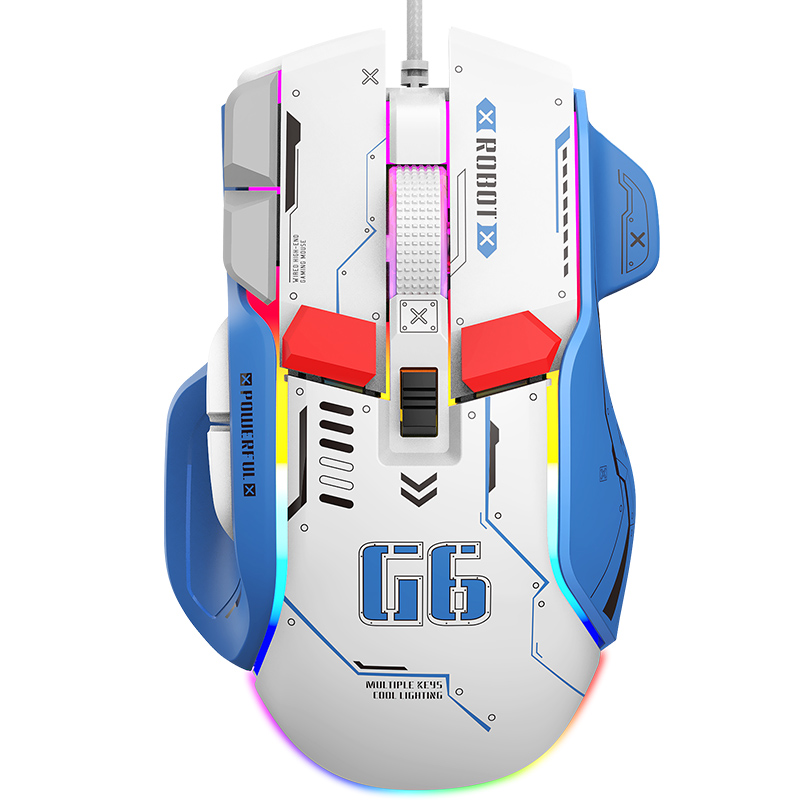 Pad With Charger Wireless Gaming Mouse with rgb light