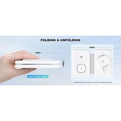 2023 new product qi wireless charging Multifunction 3 In 1 15W Qi Fast Charging High Quality Portable Wireless Charger