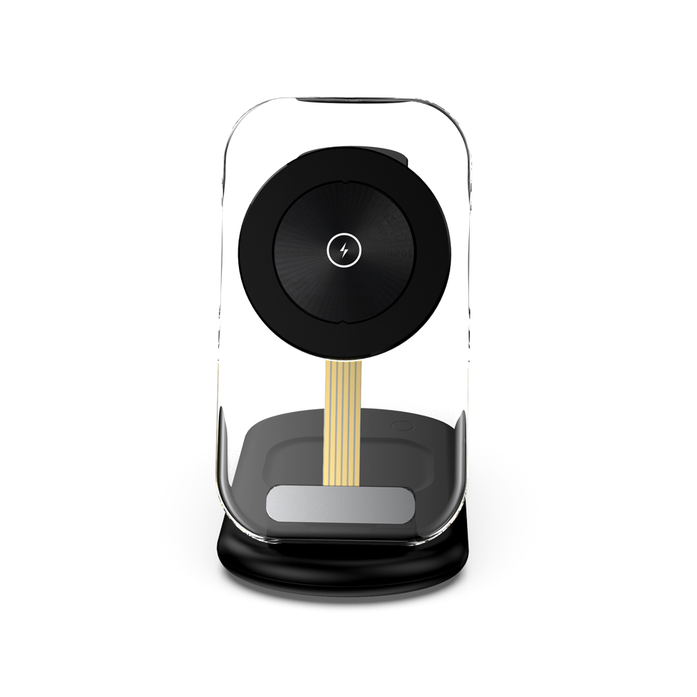 2024 NEW wireless Charging Magnetic 3-In-1 Foldable 3 In 1 Wireless Charger Station Qi 15W Fast Chrging