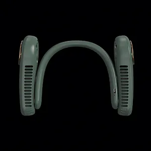 2024 Newest Summer Cooling  Bladeless USB Portable Handheld  Personal  Air Cooler Portable Hand Free Rechargeable  Neck Fan