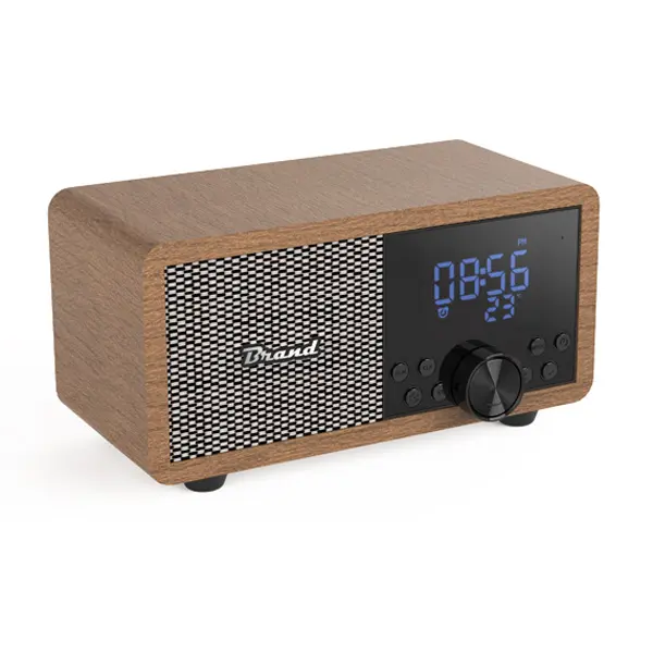 2024 new  portable wooden wireless speaker with wqualizer speakerphone bt multifunctionspeaker
