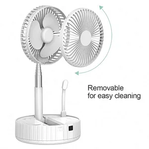 Wholesale Table Fan Air Cooler Fan Portable Rechargeable Fan Easy to Storage