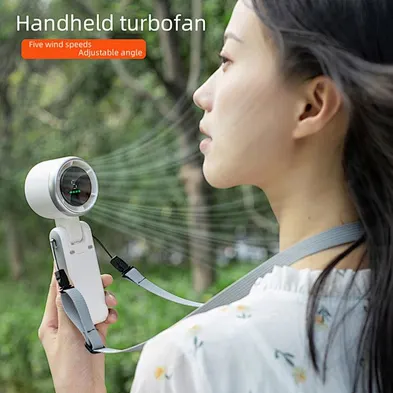 3600MA Custom New Personal portable & wearable Usb Wholesale rechargeable portable fan Handheld small fan mini