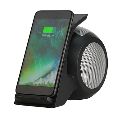 Magnetic suction wireless charger with BT speaker charger base wireless charging fast charger