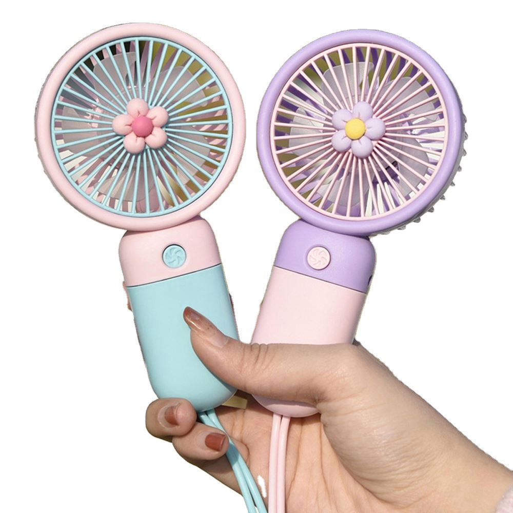 2024 hot sale portable  multifunction cooling fan Usb Portable Cute Mini Fan Handheld  Fan