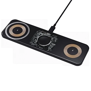2024 new wireless charger traNsparent high quality 3 In 1 Wireless Charger Magic Qi 15W Wireless Charging Pad