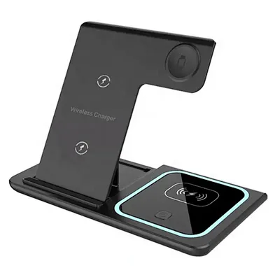 JEDI X455 wireless charger 3 in 1 wireless charging foldable qi fast 15w 3 in 1 wireless charger stand