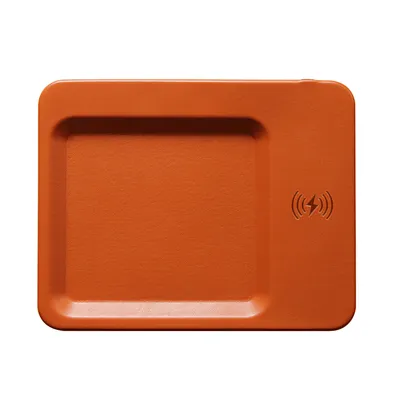 2024 HIGH quality 15WPu Leather Wireless Charger Station multifunction wireless charger pad