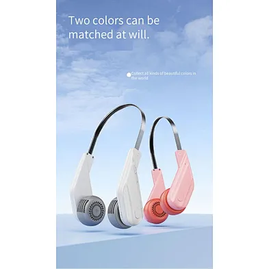 2024 high quality portable Rechargeable Air Conditioning Portable Cooling Fan For Neck And Face