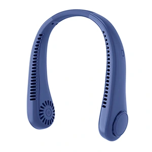 Mini Neck Fan Portable Bladeless Hanging Neck 600mAh Rechargeable Air Cooler 3 Speed Mini Summer Sports Fans