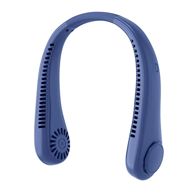 Mini Neck Fan Portable Bladeless Hanging Neck 600mAh Rechargeable Air Cooler 3 Speed Mini Summer Sports Fans