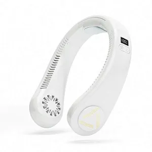 2024 new ice compress neck fan Rechargeable Cold Cooling Air Conditioner Neck Fan