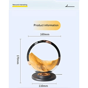 2024 new design Portable Night Ala Lights 3 In 1 Wireless Charger With Led Light with 360 degree rotation