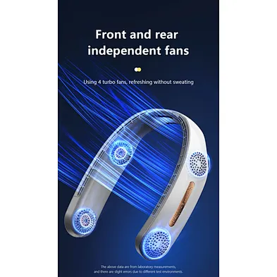 Usb Neck Free Personal Hanging Portable Rechargeable Wearable New Summer Hand Design Lazy Air Cooling Outdoor 2400Mah Mini Fan