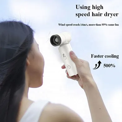 OEM 4500mAh Battery Rechargeable Mini New Fan 80000RPM New Violent Fan Powerful Blower with Stepless Speed Adjustment