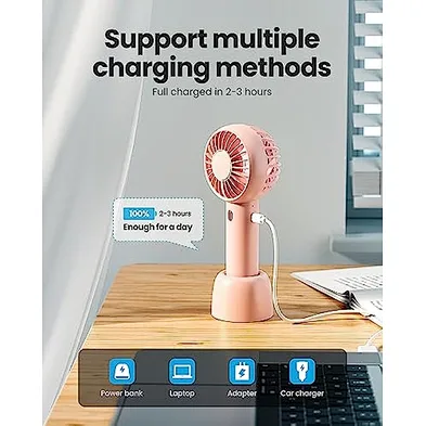 Portable Pocket Collapsible USB Table Charging Electric Handheld Multi-purpose Rechargeable Mini Fan