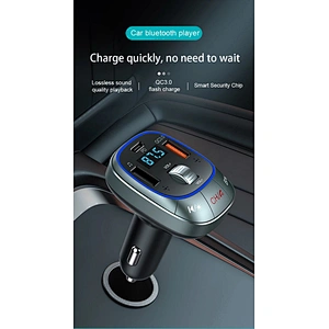 2024 new multifunction portable 3 in 1  car charger type C Socket Bt Car Audio Mp3 Player Usb Car Charger