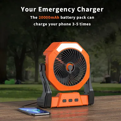 2024 new product multifunction Water Tank On Desk For Home Office Battery Solar Charging Camping Light With Fan