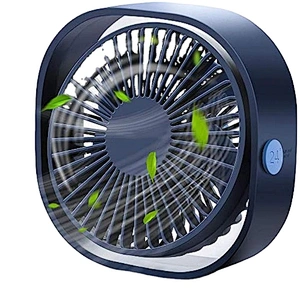 OEM ODM USB Rechargeable Fan with LED light Rechargeable smart fan mini table air cooler fan