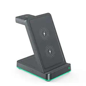 Phone Universal Qi Led Indicator Portable Light Fast Charging Wireless Charger For phone