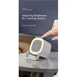 Phone Charging Quick Custom Light Fast Desktop Station BT Speaker Wireless Charger