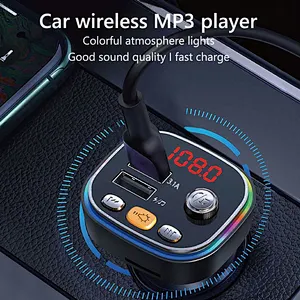 Dual Usb 3.1A multifunction  Charger  Player Handsfree Kit Adapter Fast Charging  Fm Transmitter New Post Car Charger Mp3 Player