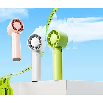 OEM customized 2024 new mini fans Small Size 3 Speeds Adjust Handheld Rechargeable 500mAh Portable USB fans
