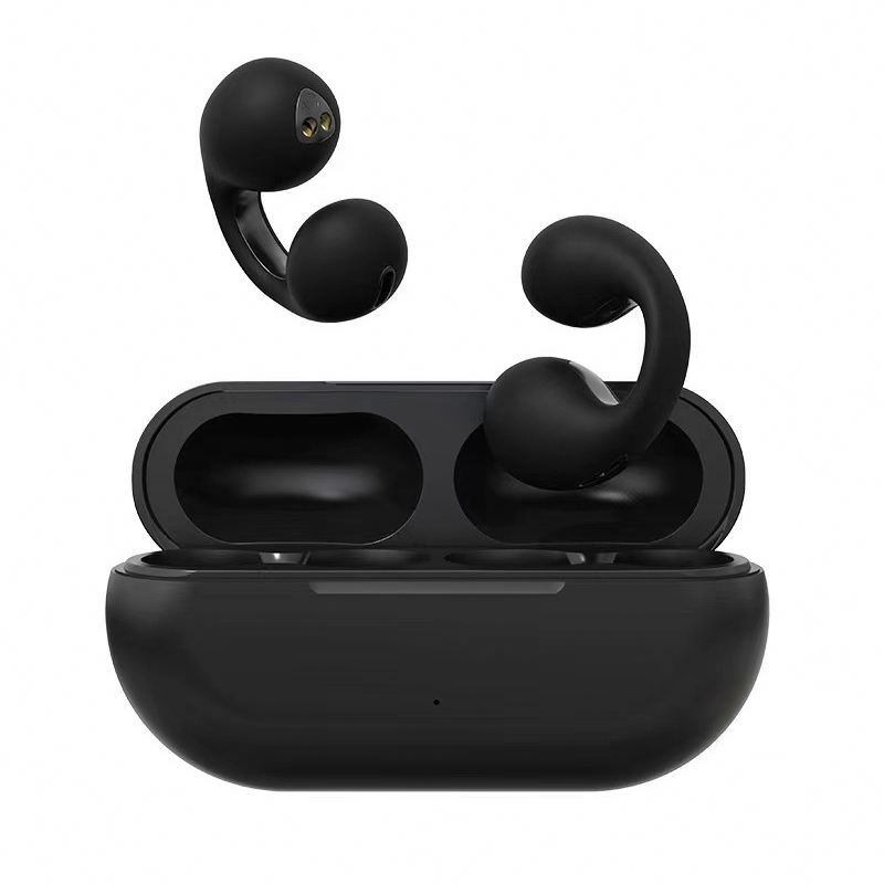 Tws Sport Earbuds Wirelee Portable Audio Clip Ear Headset Newest Bone Conduction With Digital Display Earphone