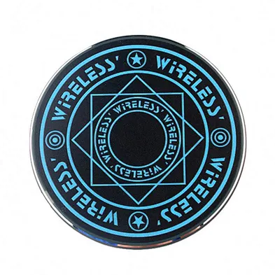 factory good quality best price Array Round 10W Light LED Phone Mini Charger Qi Glowing Action Magic Circle Wireless Charger