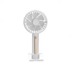 Multifunctional Mini Portable Handheld Fan USB Charging Desktop Air Cooler with Removable Base