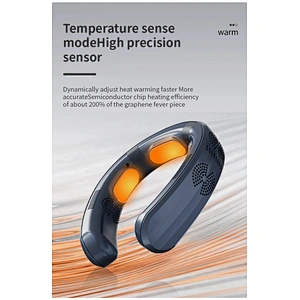 Usb Rechargeable Hands-Free Bladeless Hanging 2023 New Wearable Air Conditioner Portable 3 Refrigerationhanging For Neck Fan