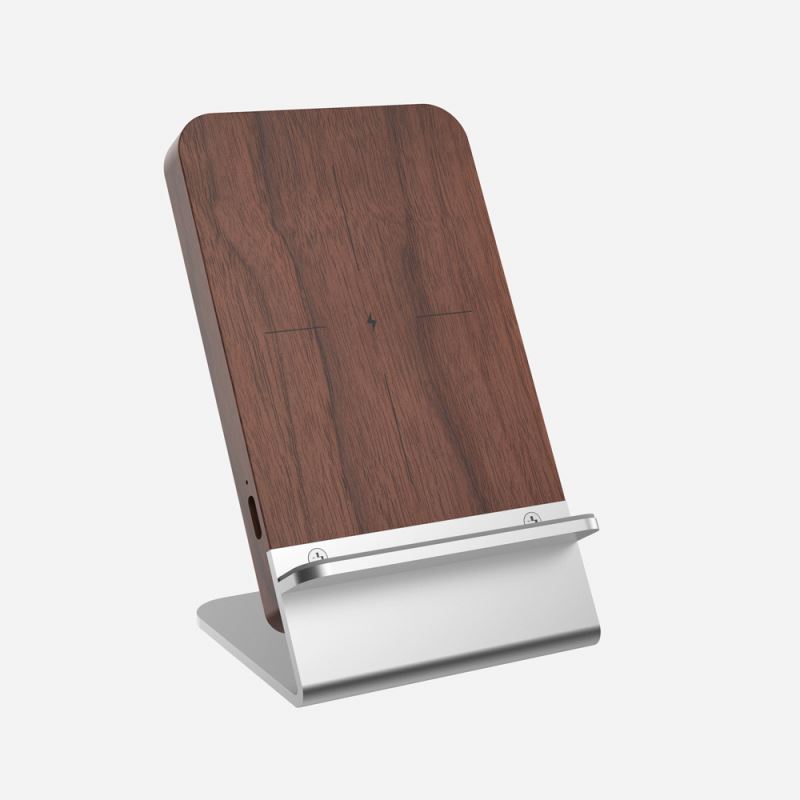 Wood Stand Wireless Charger For Iphone