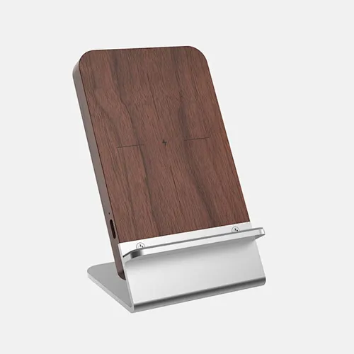Wood Stand Wireless Charger For Iphone