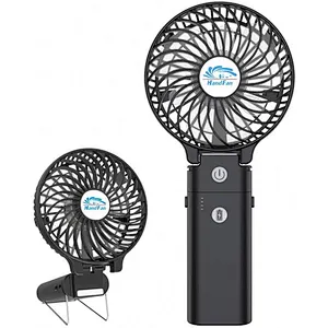 2024 Hot sale mini handheld fan rechargeable personal black portable pocket chill handheld electric battery powered mini fan