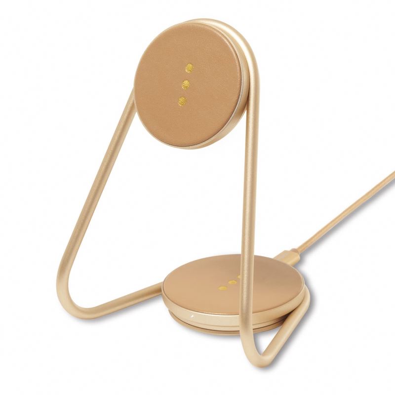 2024 NEW design wireless charger multifunction high quality Station Pu Leather 2 In 1 Wireless Charger